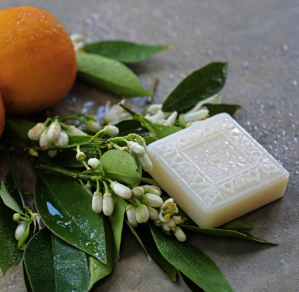 Orange Blossom Ma'amoul hand soap - refreshing citrus hand wash with essential oils - Lebanese artisan soap