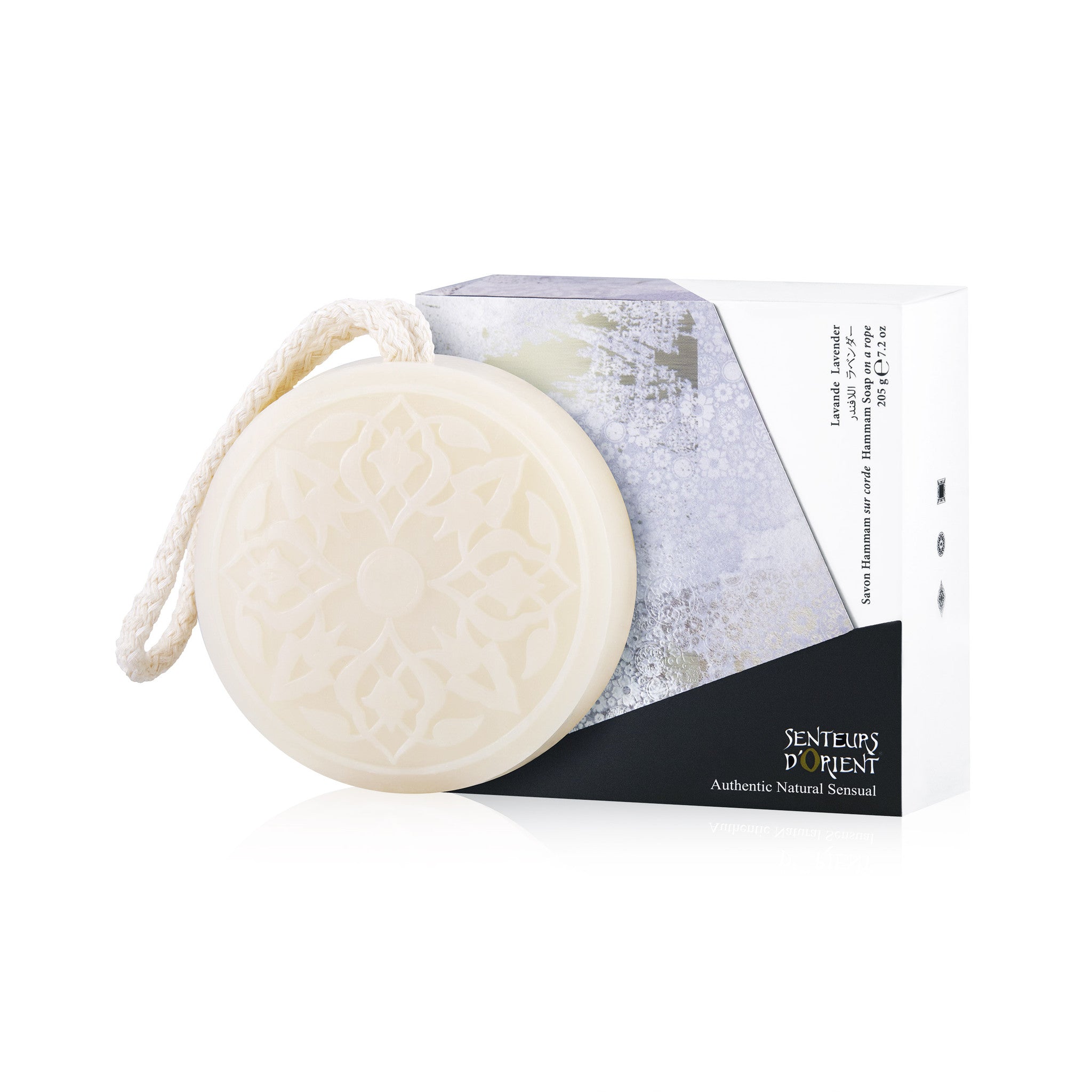 Lavender Hammam Soap on a Rope Senteurs d'Orient