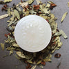 Tea Flower mini Ma'amoul soap - handcrafted stimulating travel-size soap with green tea - Lebanese artisan